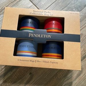 Limited Edition Pendleton National Parks Collection Mug Set- 18 oz, set of 4